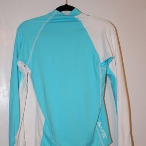 Bare Swim - Bare Rashguard blue and white women's size medium Bare Swim - Bare Rashguard blue and white women's size medium